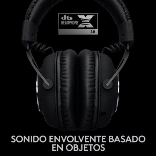 Logitech Pro X Headset Gaming Sem Fios com Lightspeed Pretos