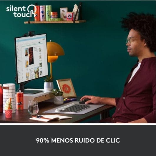 Logitech Signature M650 Rato Ótico Sem Fios 2000DPI Grafite