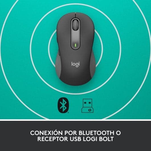 Logitech Signature M650 Rato Ótico Sem Fios 2000DPI Grafite