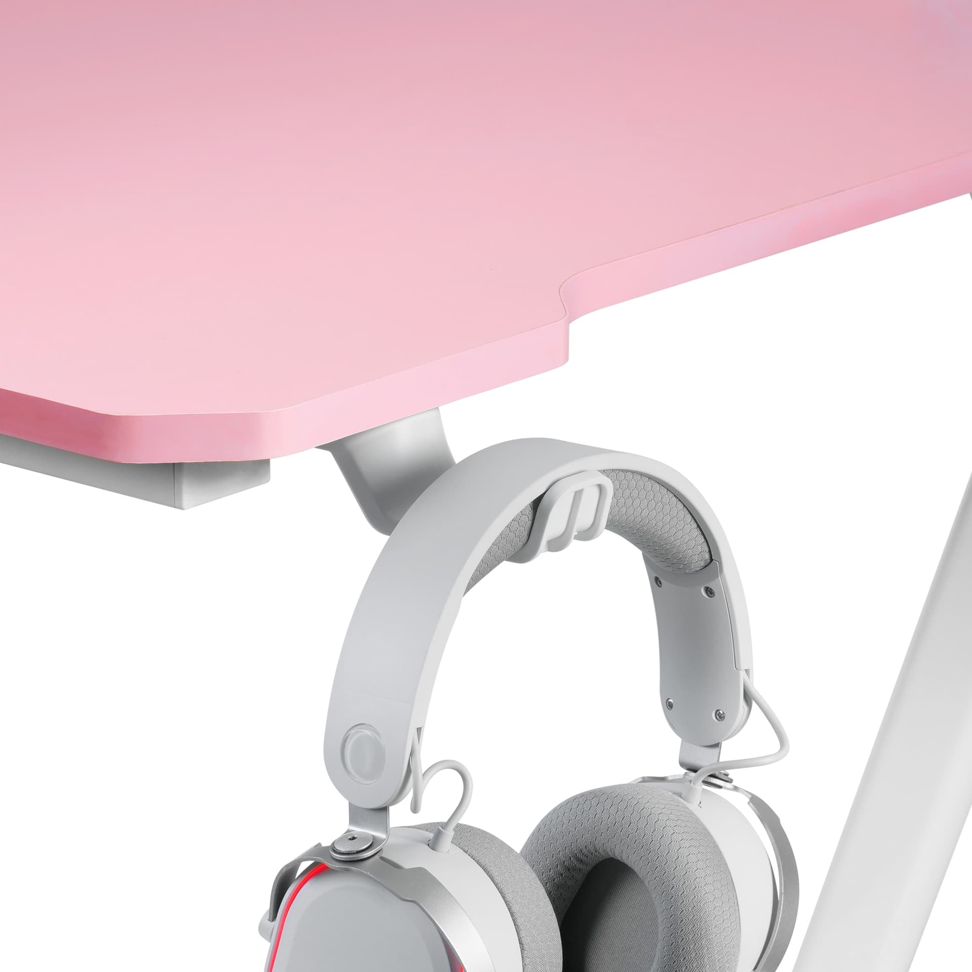 Mars Gaming Bureau Gamer Mgd100 RGB (Rose/Blanc)