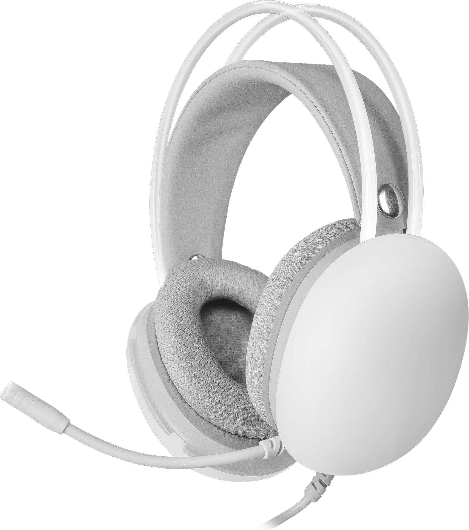 Mars Gaming MHGLOW Headphones & Headset Wired Headband USB Type-A White