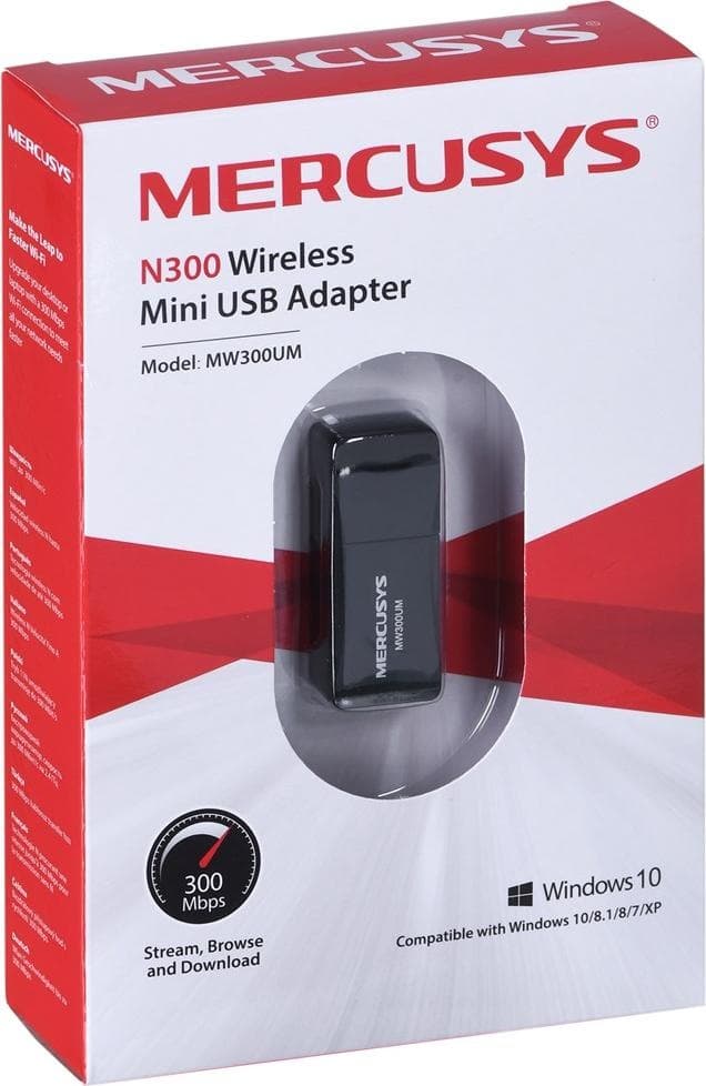 Mercusys MW300UM Network Card Built-in USB