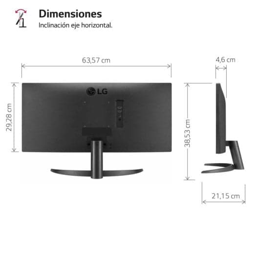 Monitor LG UltraWide 26WQ500-B 25.7" LED IPS UWFHD 75Hz FreeSync