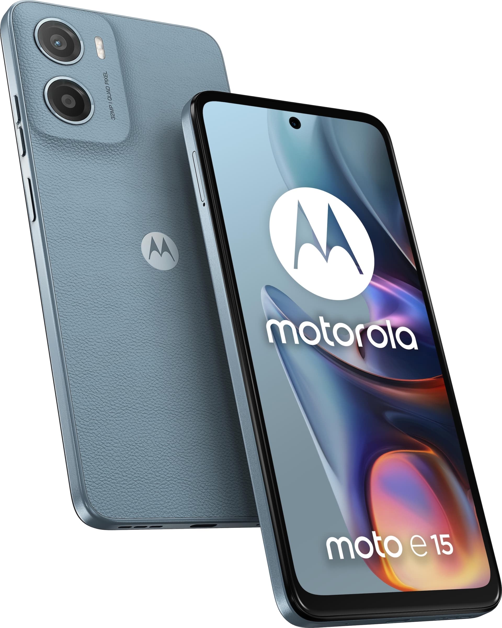 Motorola Smartfon Moto E15 2/64GB Misty Blue