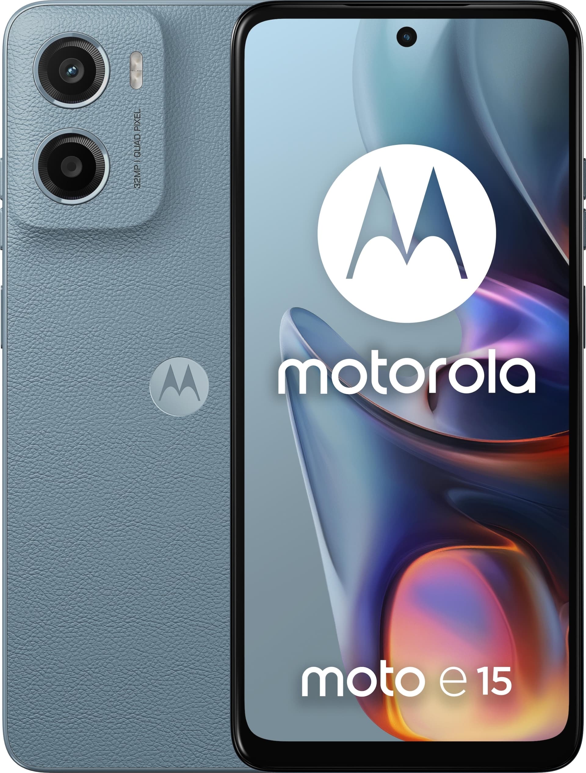 Motorola Smartfon Moto E15 2/64GB Misty Blue
