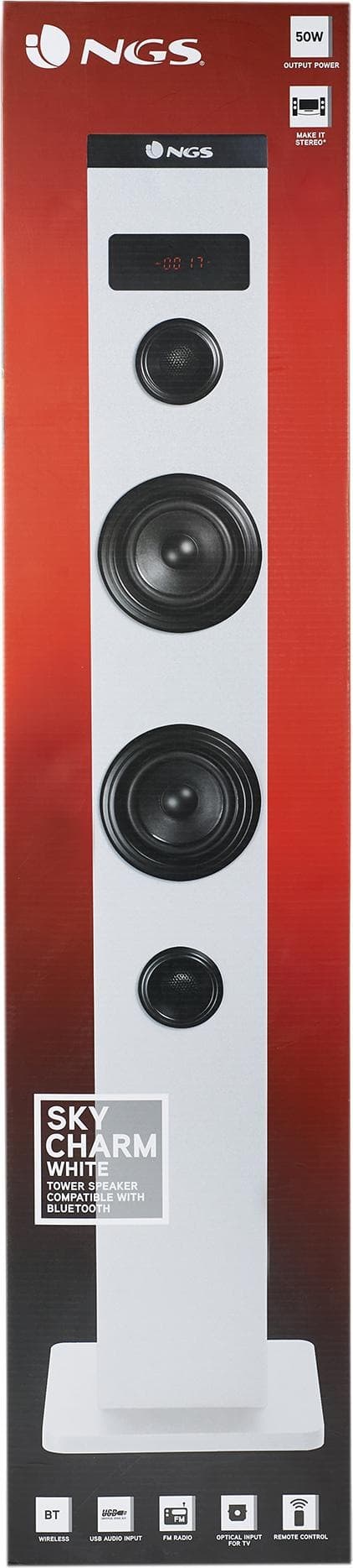 NGS SKY CHARM Home Audio Micro System 50 W White