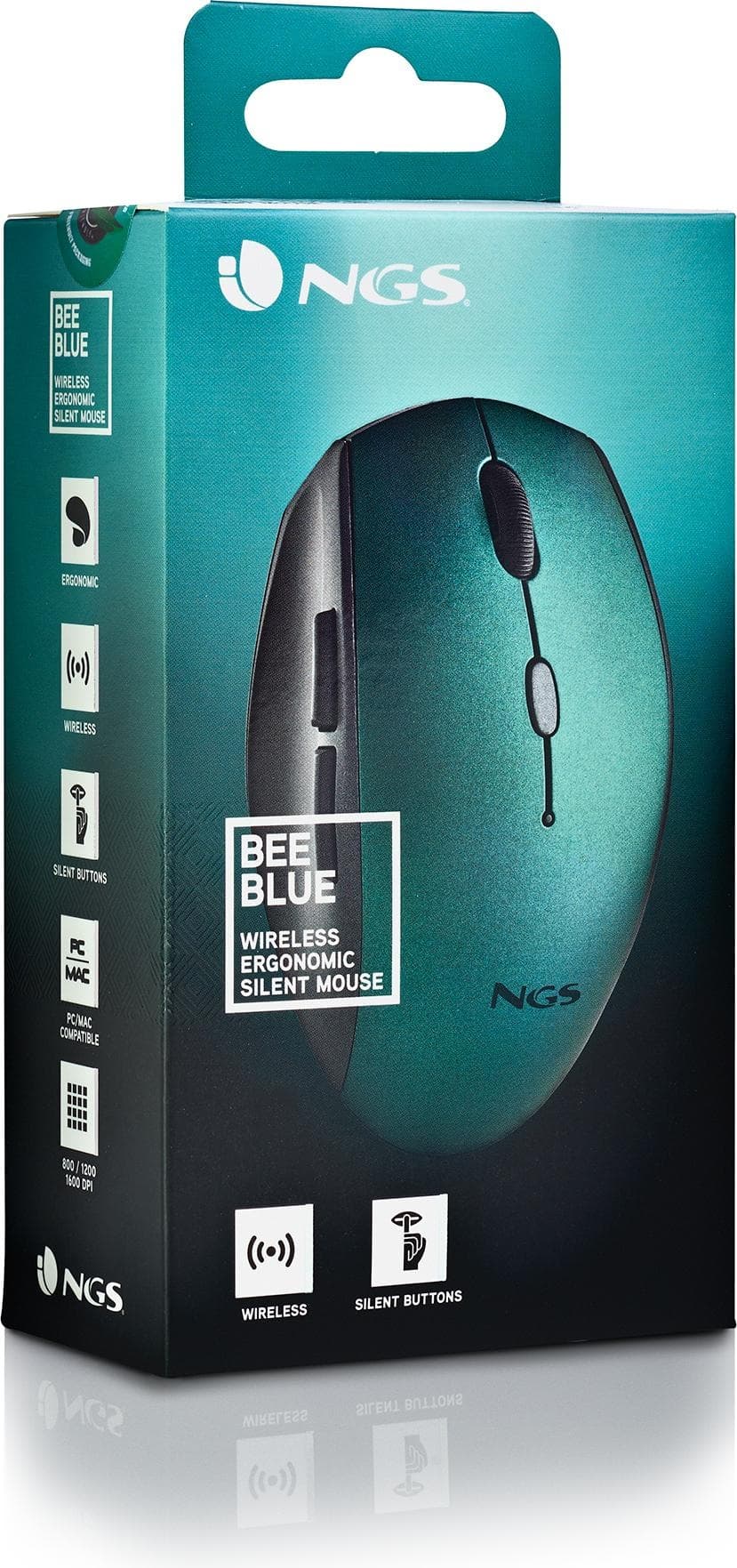 NGS Souris Sans Fil Bee (Bleu)