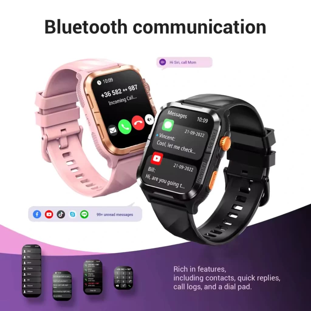 Blackview W10 Pro Smartwatch 11 dias IP68 Rosa