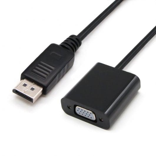 Nanocable Conversor DisplayPort para sVGA Preto 15 cm
