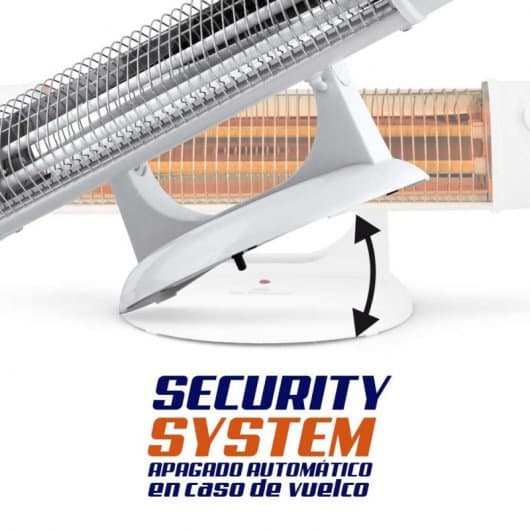 Orbegozo BP 5003 A Estufa de Cuarzo 1200W