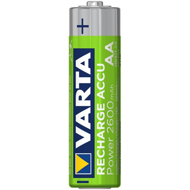 Pack 4x Pilhas Recarregáveis Varta AA ACCU Power 2600 mAh NiMH