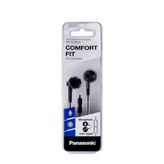 Panasonic RP-TCM115 Auriculares Pretos