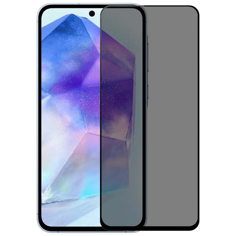 Película de vidro temperado Anti Espião Samsung Galaxy A55 5G