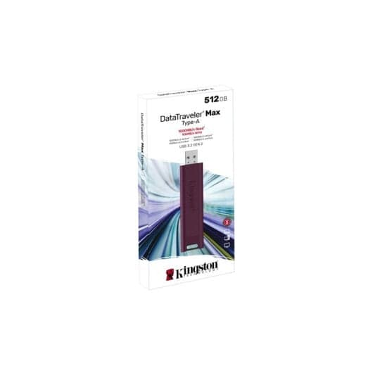 Pen Drive Kingston DataTraveler Max 512GB USB 3.2 Gen2 Vermelha