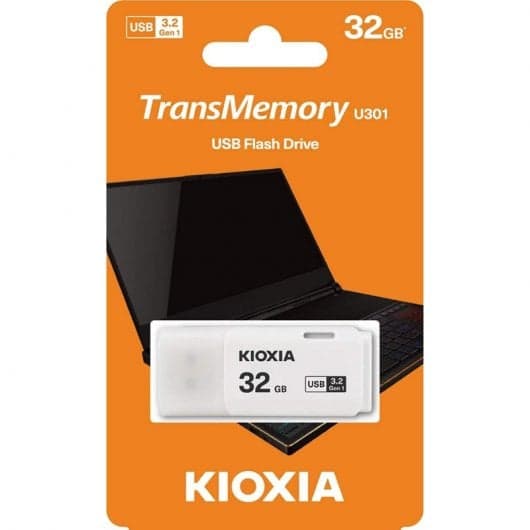 Pen Drive Kioxia TransMemory U301 32GB USB 3.2 Branco
