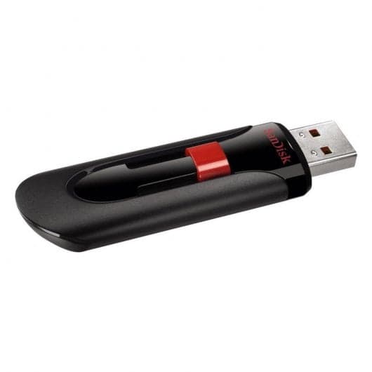 Pen Drive SanDisk Cruzer Glide 64GB USB Preta