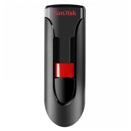 Pen Drive SanDisk Cruzer Glide 64GB USB Preta