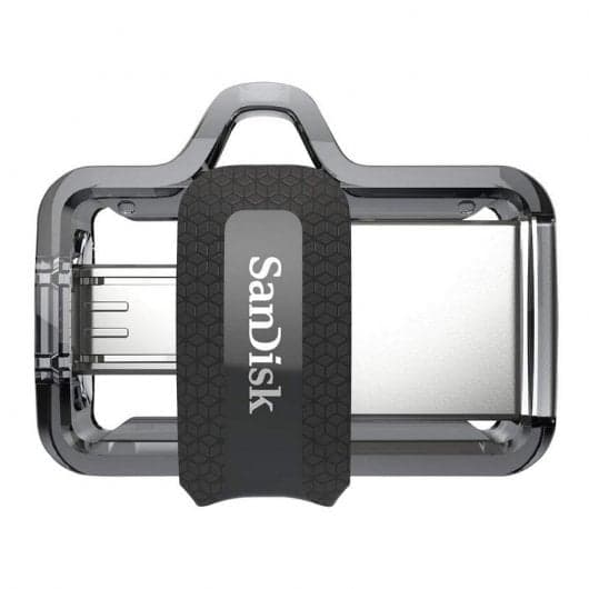 Pen Drive SanDisk Ultra Dual m3.0 128GB USB 3.0 Cinzenta/Prateada