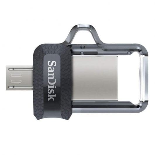 Pen Drive SanDisk Ultra Dual m3.0 128GB USB 3.0 Cinzenta/Prateada