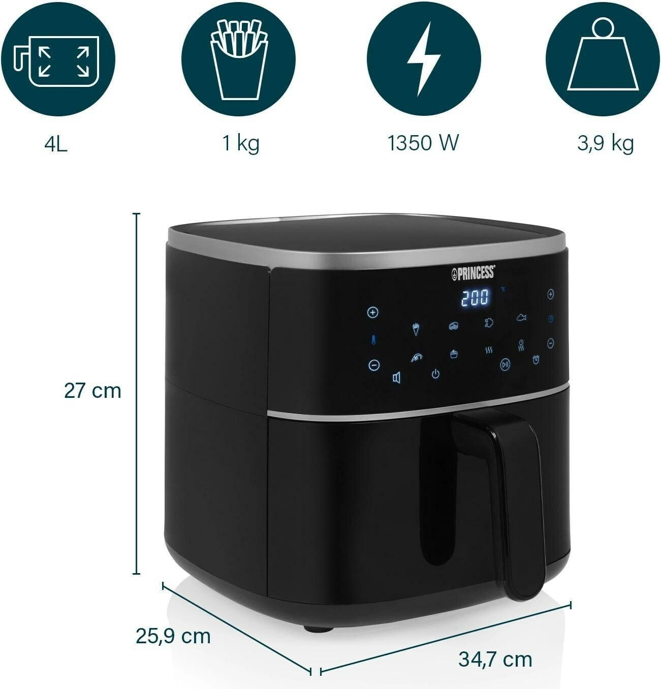Princess Digitaler Airfryer 182238
