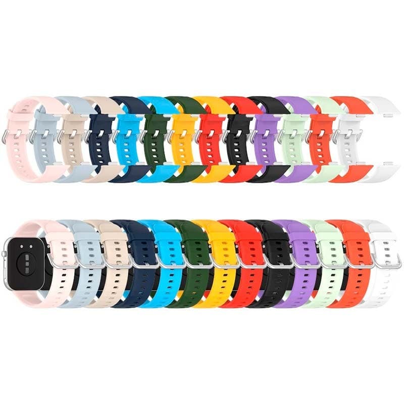 Pulseira de silicone Huawei Watch Fit 3 Vermelho