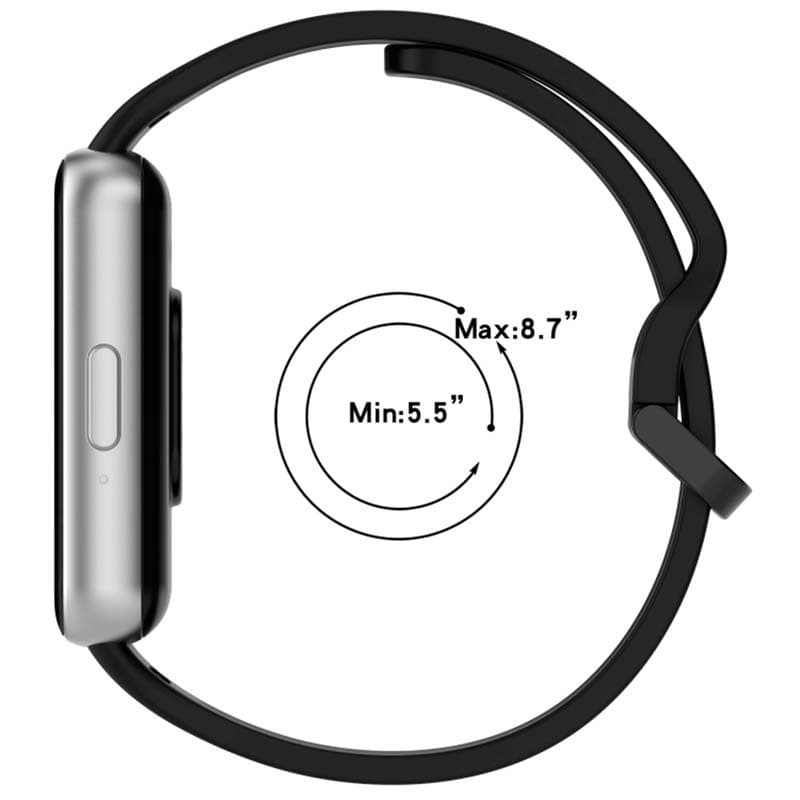 Pulseira de silicone Samsung Galaxy Fit 3 Preto