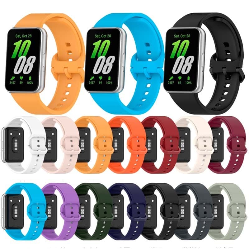 Pulseira de silicone Samsung Galaxy Fit 3 Preto