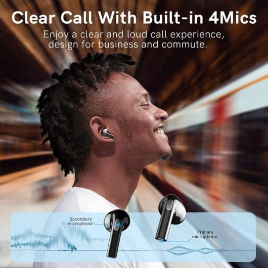 QCY AilyPods T20 Auriculares Bluetooth Pretos