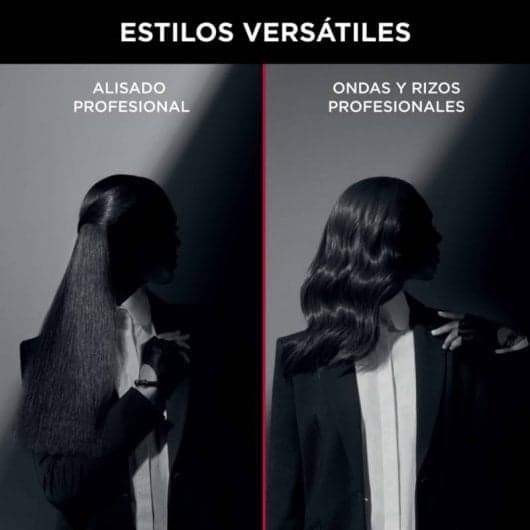 Rowenta K/Pro Stylist Karl Lagerfeld Alisador de Cabelo Preto