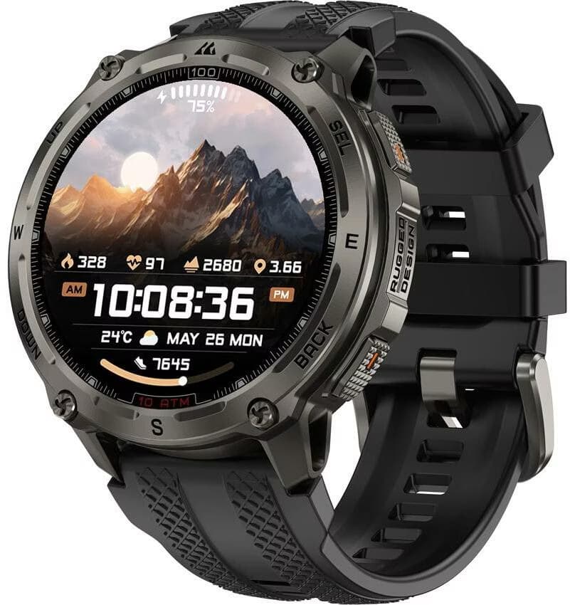 Relógio inteligente Kospet Tank T4 32GB Preto