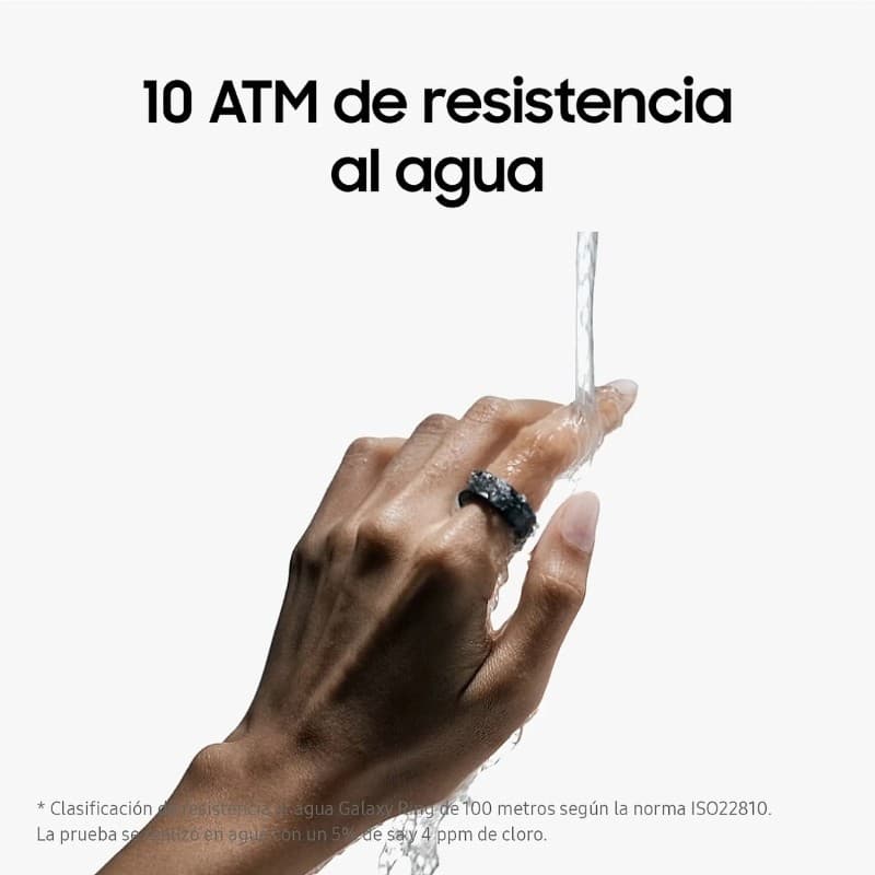 Samsung Galaxy Ring Tamanho 10 Preto Titânio - Anel Inteligente