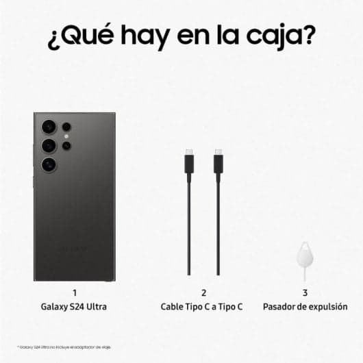 Samsung Galaxy S24 Ultra 12/512GB Negro Titanium Libre