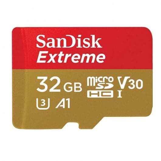 Sandisk Extreme MicroSDXC 32GB Classe 10 UHS-I Adaptador