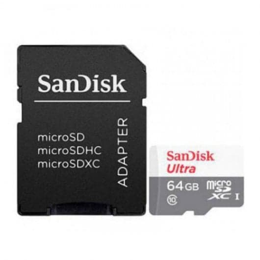 Sandisk Ultra MicroSDXC 64GB UHS-1 Adaptador