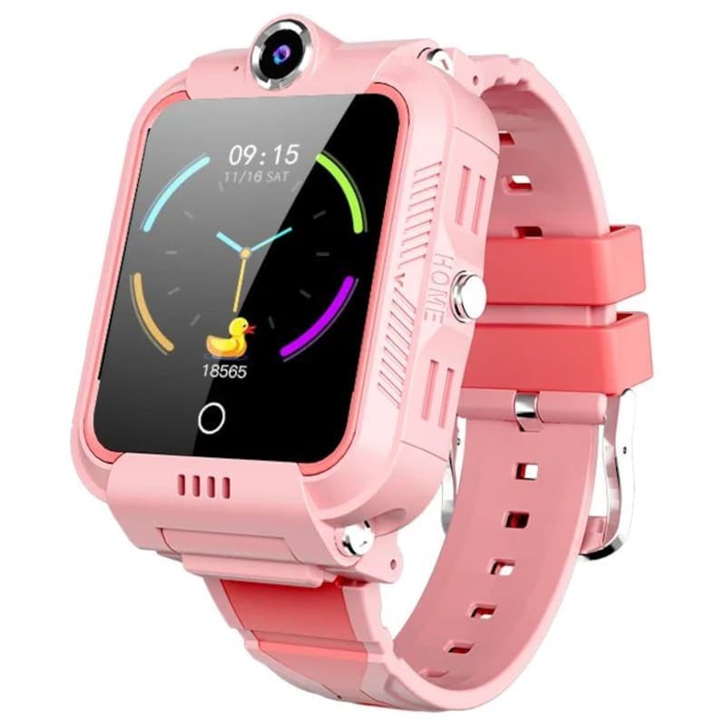Smartwatch para Crianças T17G 360º 4G GPS Rosa - Relógio Inteligente