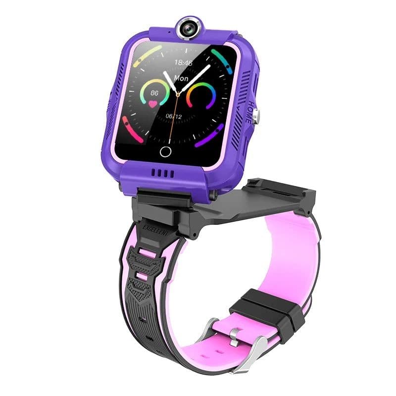 Smartwatch para Crianças T17G 360º 4G GPS Violeta - Relógio Inteligente