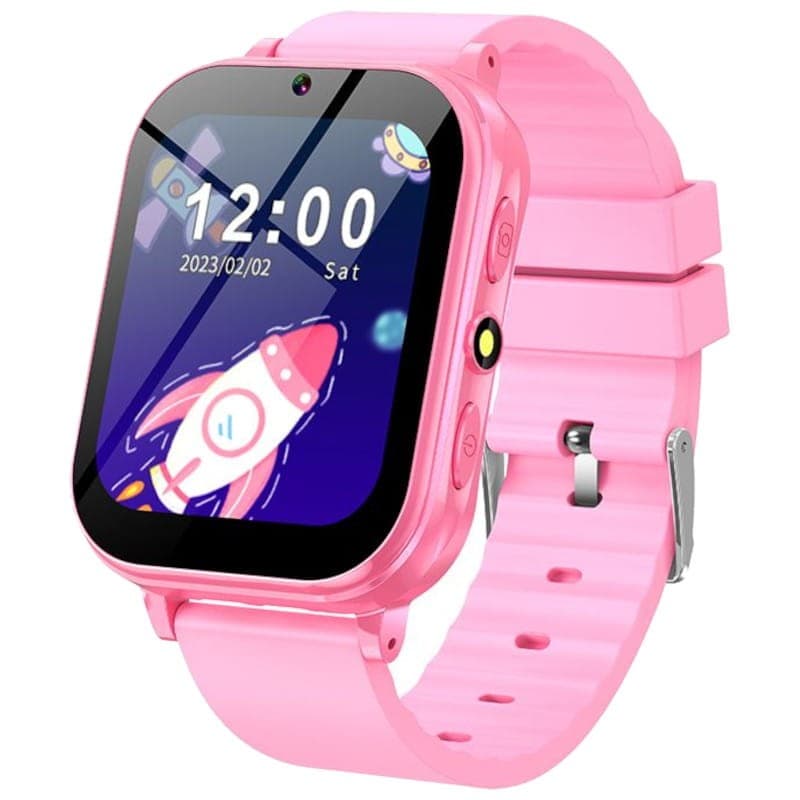 Smartwatch para crianças A18 Rosa - Relógio inteligente