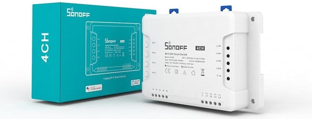 Sonoff 4CHR3 - 4-gang Wi-Fi Smart Switch