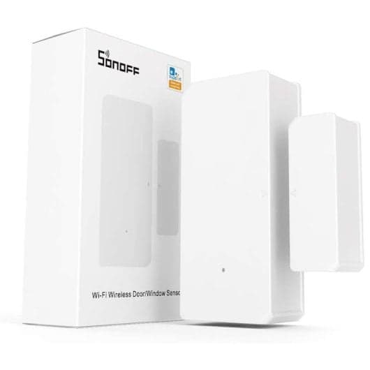 Sonoff DW2-RF Sensor Sem Fio para Portas e Janelas RF 433MHz Branco