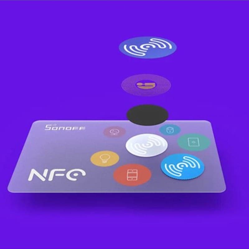 Sonoff NFC Tag Branco - Etiqueta Adesiva Inteligente
