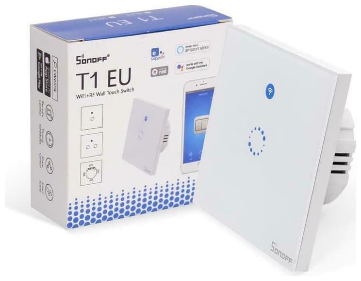 Sonoff Smart Switch WiFi + RF 433 T1 EU TX (1-channel)