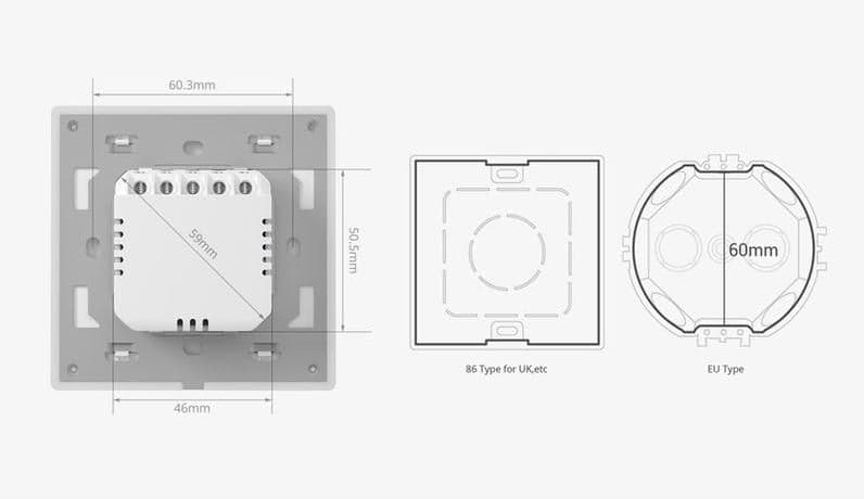 Sonoff TX Ultimate Smart Touch Wall Switch