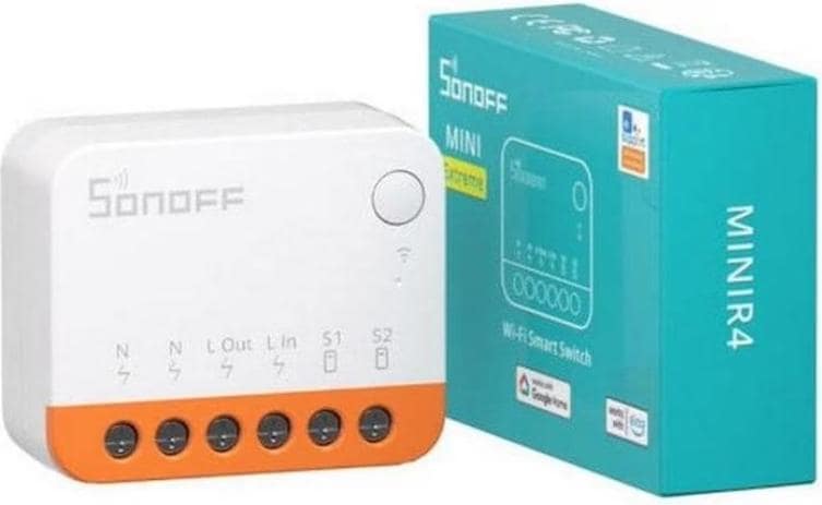 Sonoff WLAN light actuator MINIR4, 2400 W, 1-fold