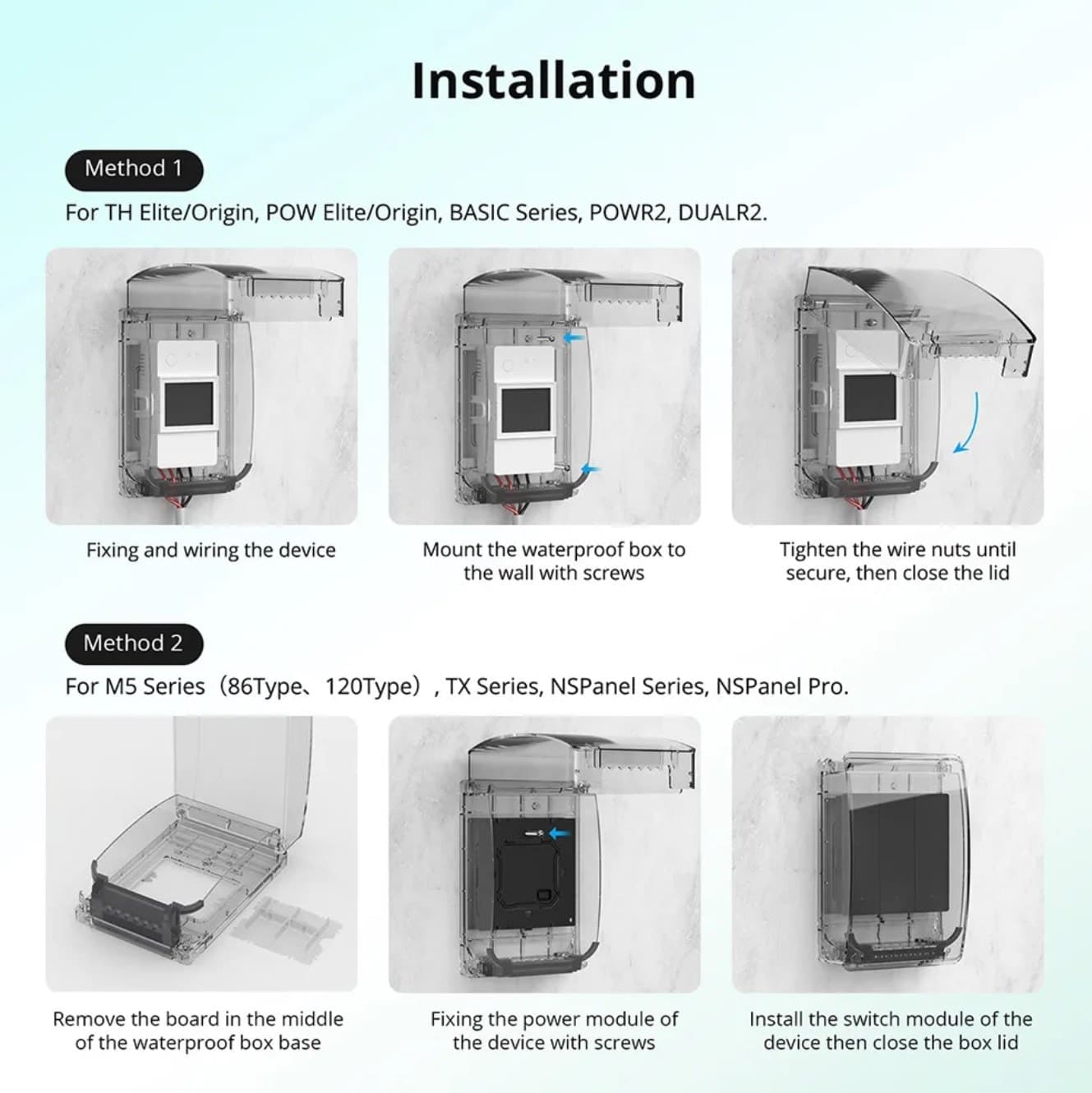 Sonoff Waterproof Box IP66 R2 BOX