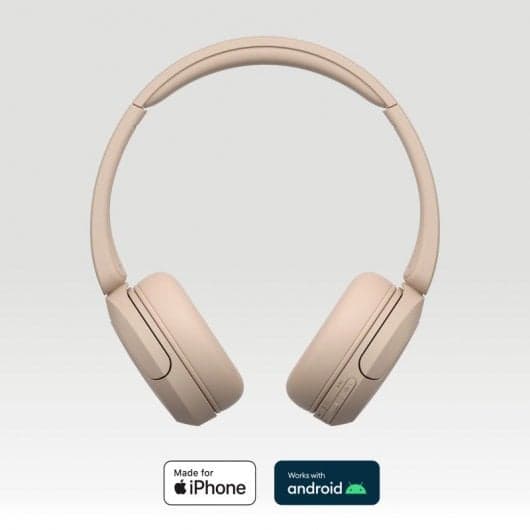 Sony WH-CH520 Auscultadores Bluetooth Creme