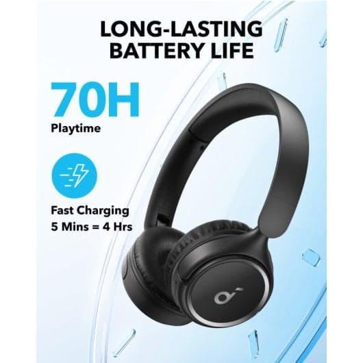 Soundcore H30i Auscultadores Sem Fios Bluetooth Pretos