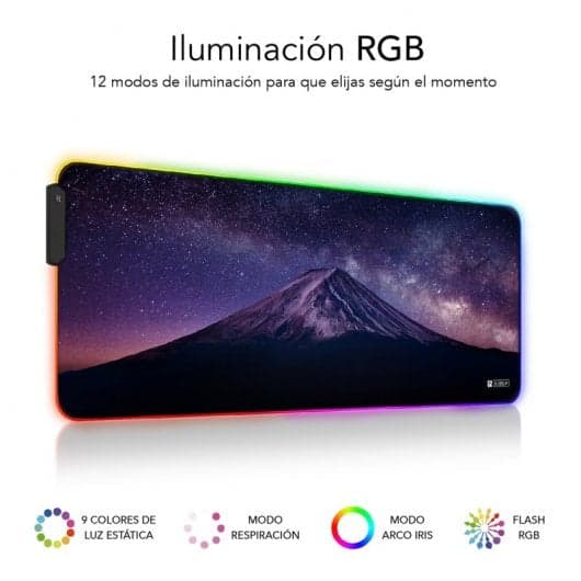Subblim Montanha XL RGB Tapete Gaming Extended
