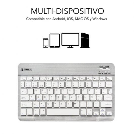 Subblim Smart Teclado Bluetooth Prateado