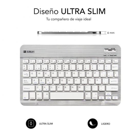 Subblim Smart Teclado Bluetooth Prateado