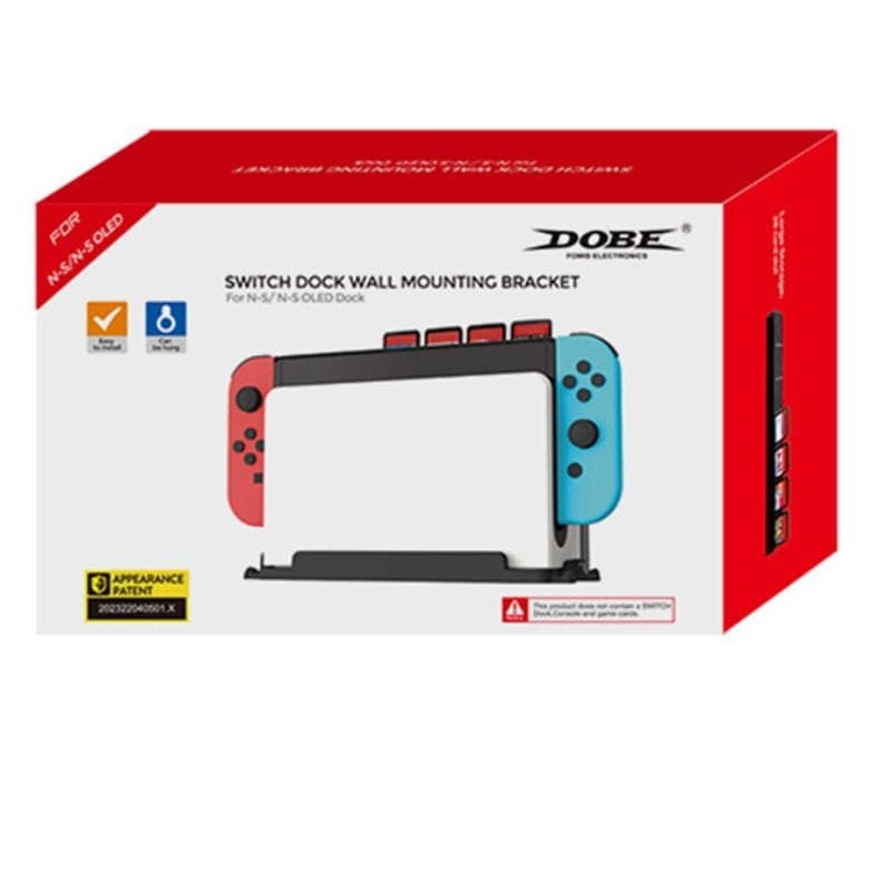 Suporte de parede para Nintendo Switch/OLED Dobe TNS-3118 Preto
